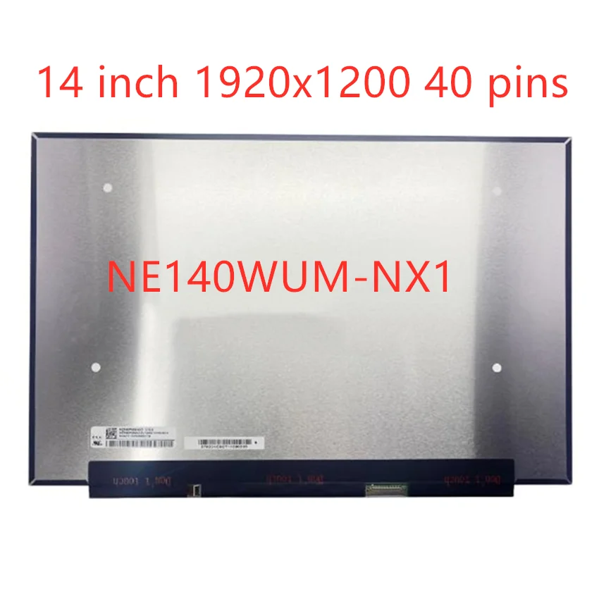 NE140WUM-NX1 IPS Ʈ LCD ȭ EDP ÷ ü, V18.0, 14.0 ġ, 1920x1200, 40 